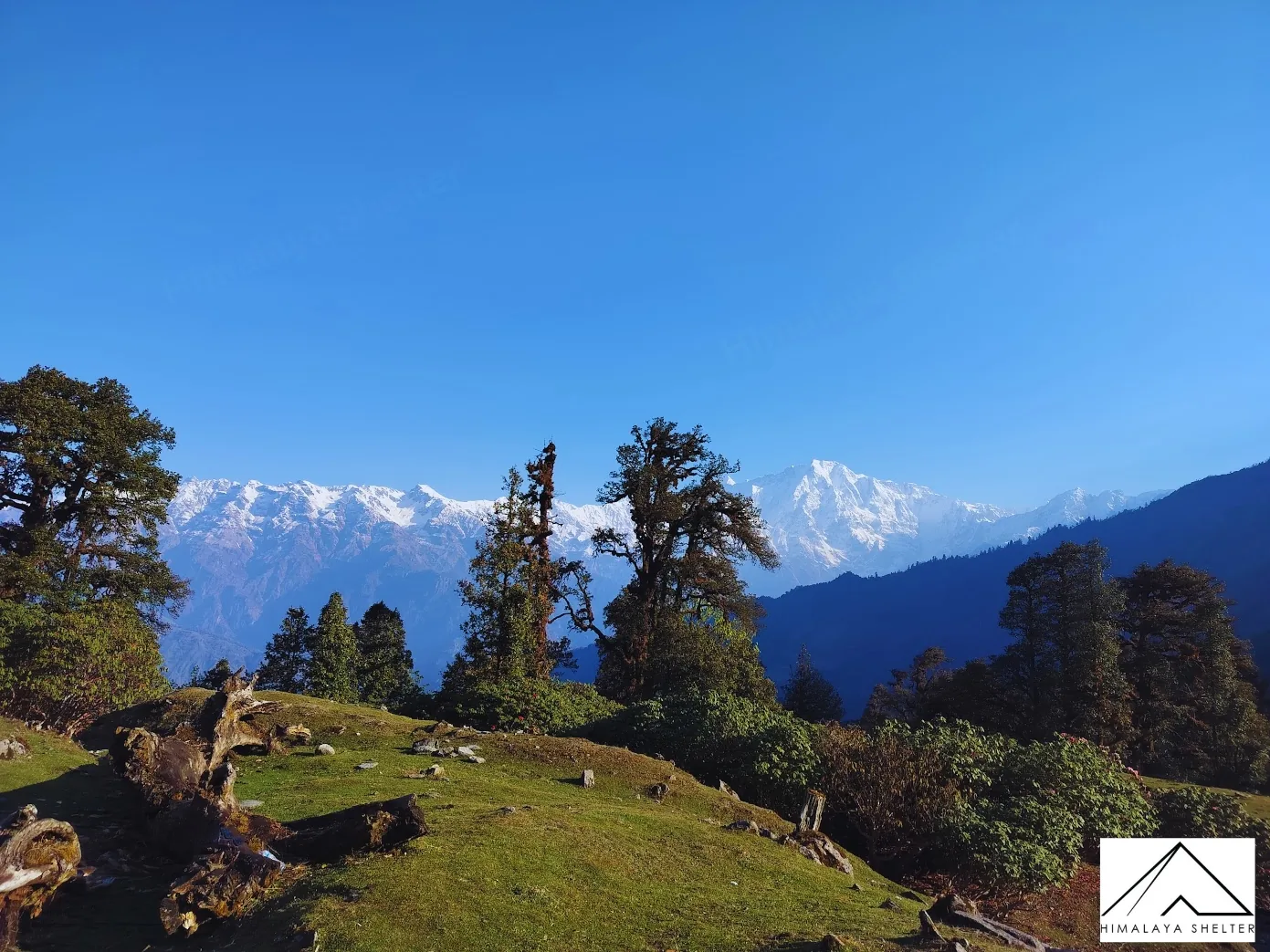 Views of Mountains Range in Ranthan kharak