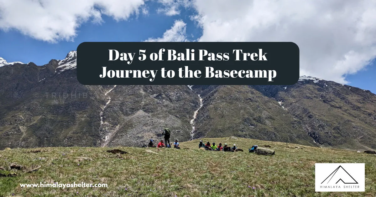 Day 5 of Bali Pass Trek Journey to the Basecamp: Bali pass trek