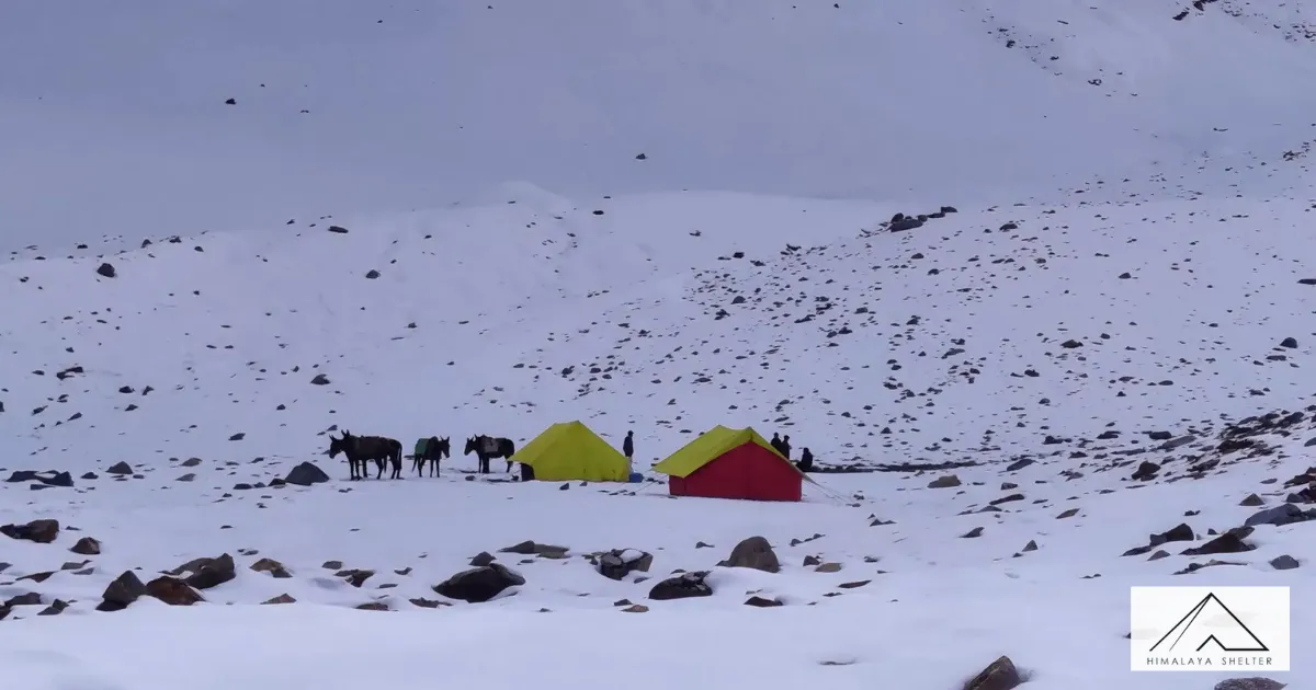 Campsite At Bali Pass