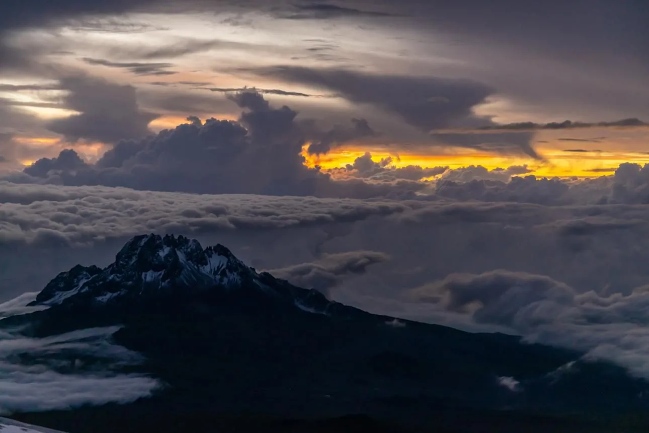 views from Mount Kilimanjaro