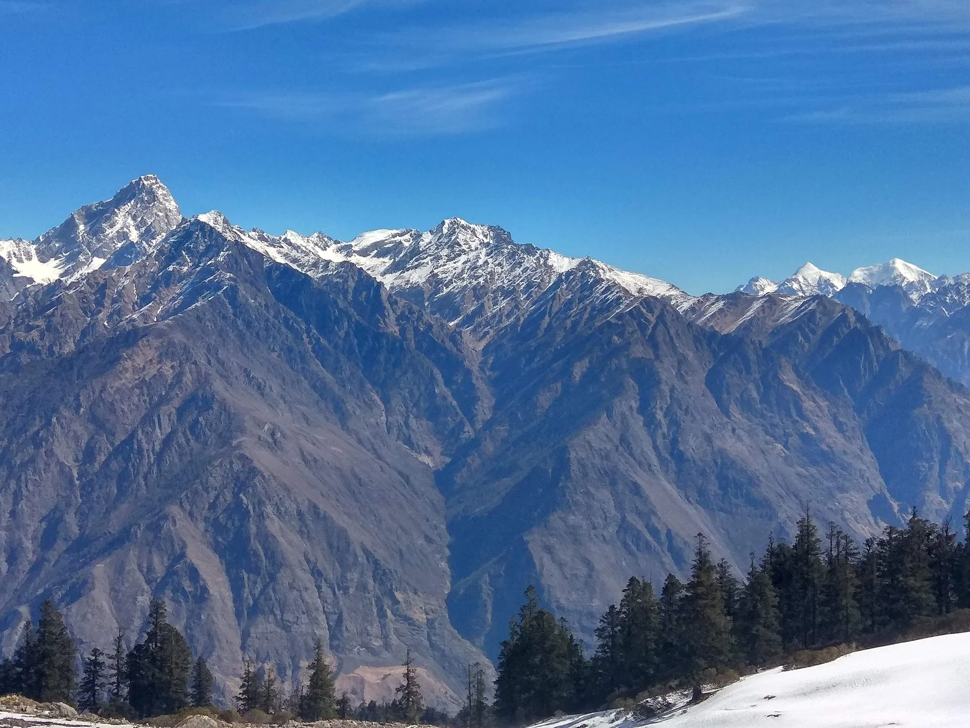 views from kuari pass trek