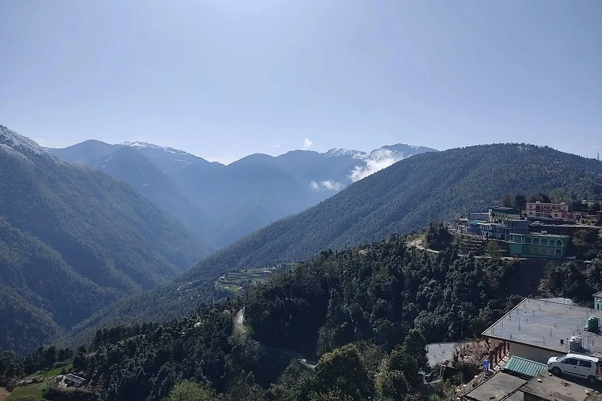 Lohajung village, the Brahmatal base camp and the best reference point for the Brahmatal trek temperature today