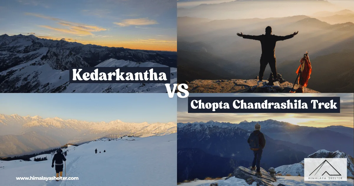 Kedarkantha vs Chopta Chandrashila Trek: Popular himalayan treks in uttarakhand