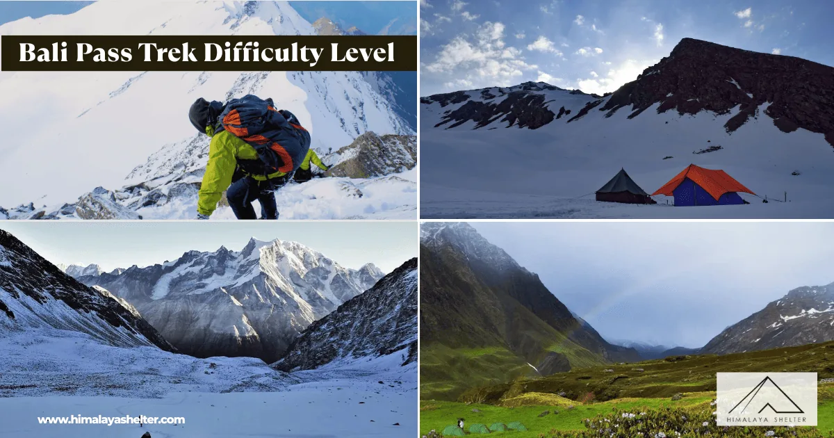 Bali Pass Trek Difficulty Level: Not for beginners