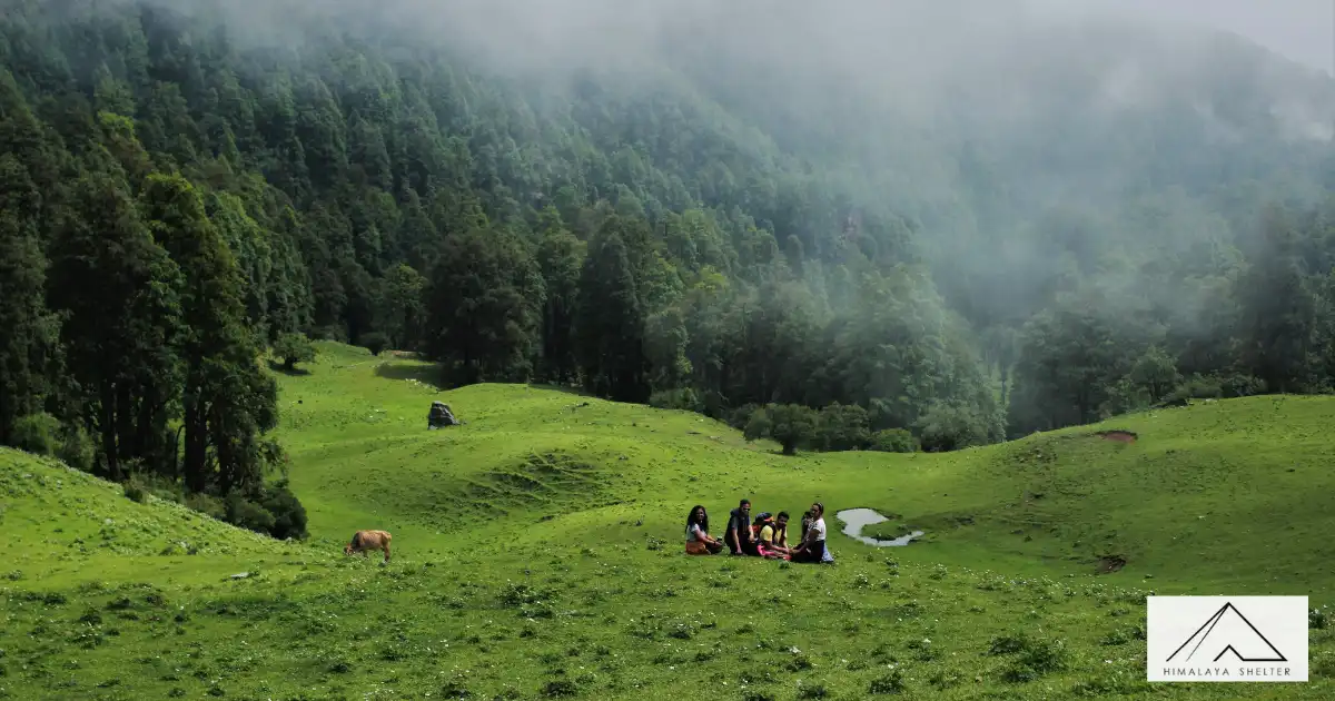 Group At Dayara Bugyal